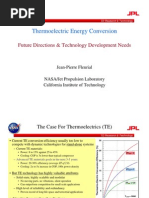 Thermoelectric Energy Conversion