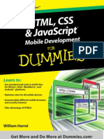 HTML, CSS, and JavaScript Mobile Development For Dummies HTML Css Javascript Tutorial