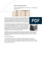 Concrete Compressive Test After 28 Days