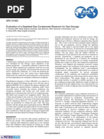 SPE 91483 Evaluation of A Depleted Gas-Condensate Reservoir For Gas Storage