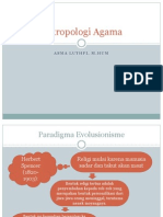 Antropologi Agama Evolusionisme