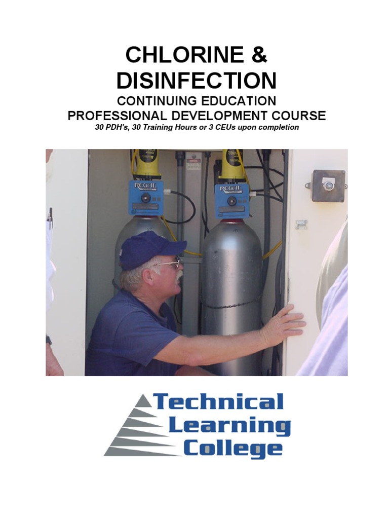 Chlorine Disinfection PDF Water Purification Chlorine