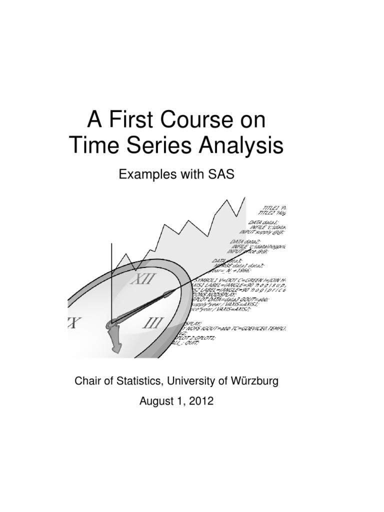 First Course in Time Series Analysis PDF