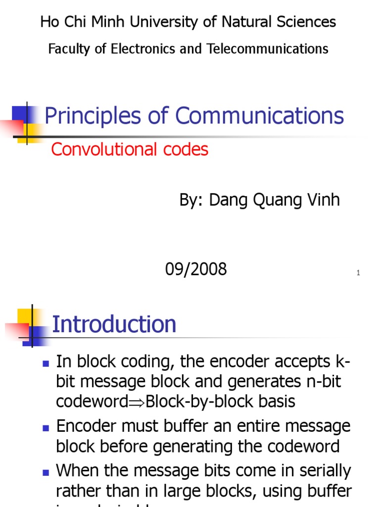 Convolutional Coding Principles Explained | PDF | Mathematical Concepts ...