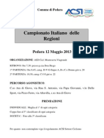 Locandina Campionato Italiano Delle Regioni