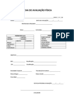 Ficha de Avaliação Física