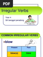 Grammar Irregular Verbs - Simple Past Tense