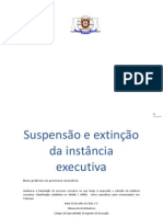 Suspensão e Extinção Da Instância Na Ação Executiva