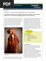 Auto or Manual Settings On Camera: Key Points