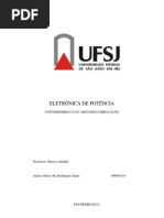 Trabalho Eletrônica de Potência