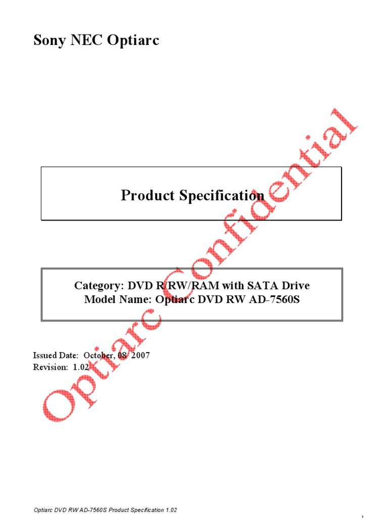 optiarc dvd rw ad-7560s