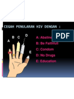 Cegah Penularan HIV Dengan (Ajeng)