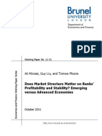 Market Structure & Fin Dev & Stability