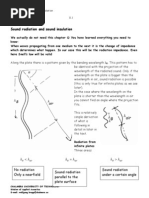 Sound Radiation and Sound Insulation