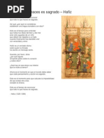 Todo Lo Que Haces Es Sagrado - Hafiz