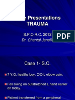 Case Presentations Trauma C.janelle SPORC2012