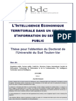 L Intelligence Economique Territoriale Dans Un Centre d Information Du Service Public