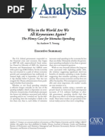 Why in The World Are We All Keynesians Again? The Flimsy Case For Stimulus Spending