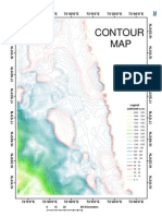 Offshore Contour Map of Konkan