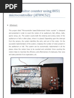 Digital Visitor Counter Using 8051 Microcontroller