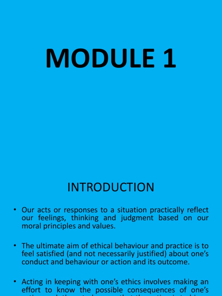 Understanding Ethics and Morality in Business | PDF | Utilitarianism ...