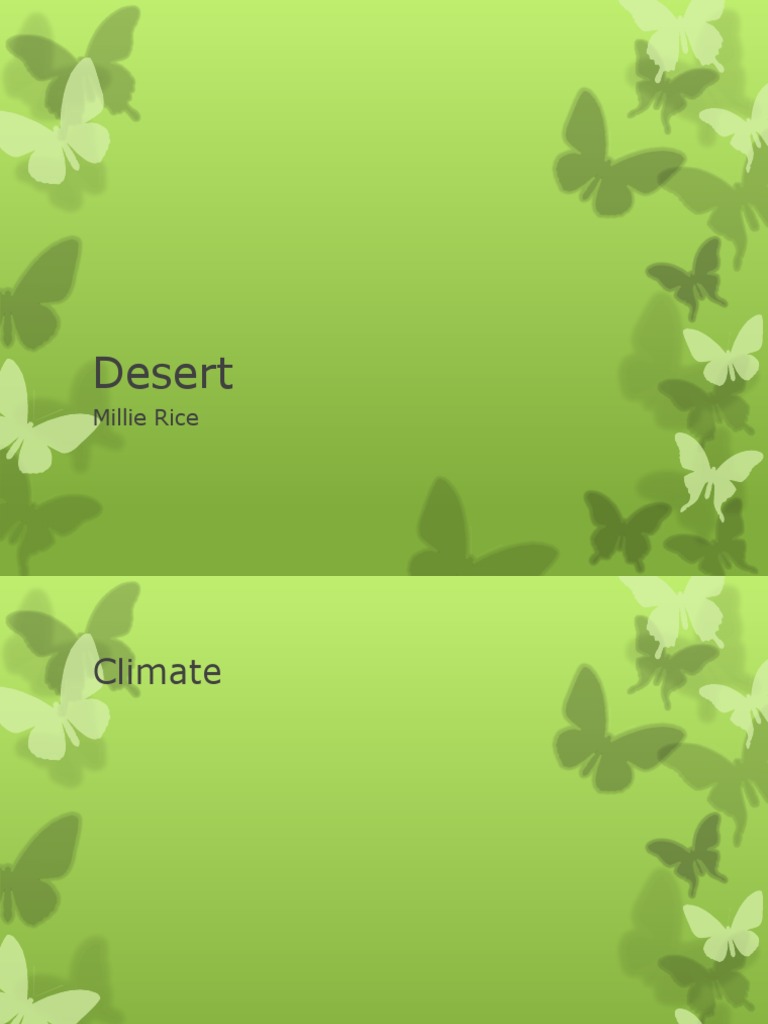 Millie Rice Desert | PDF