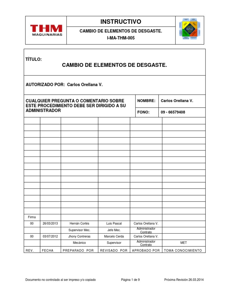 Cambio de Elementos de Desgaste | PDF | Soldadura | Construcción