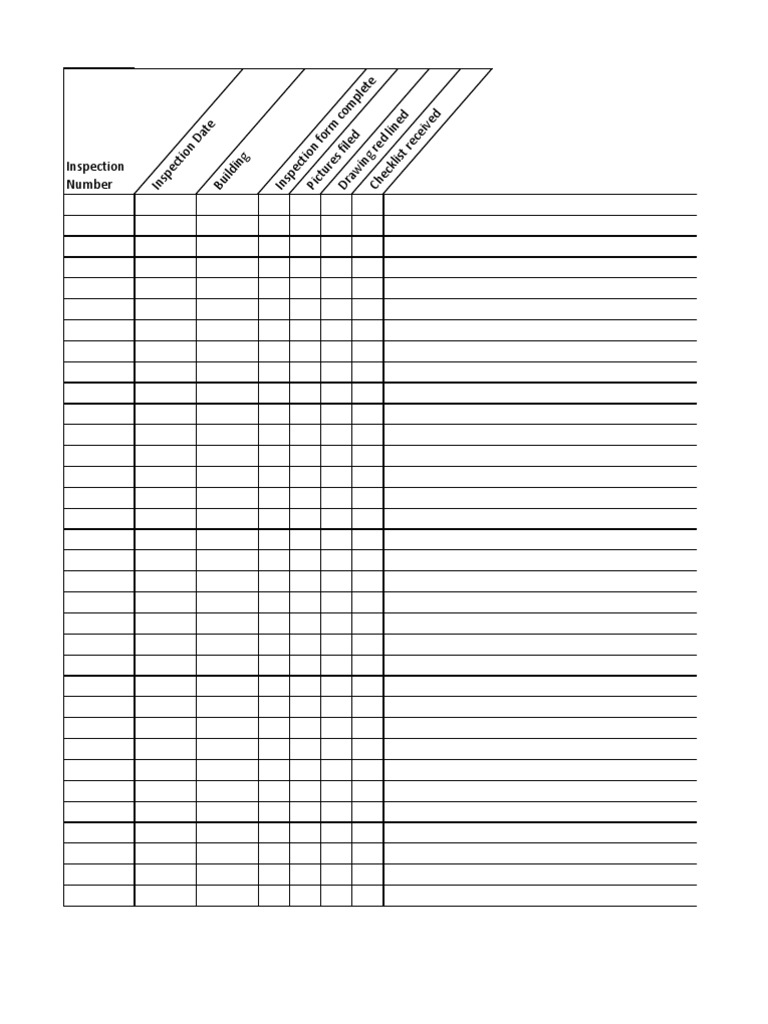 Inspection Paperwork Check List | PDF | Computers | Technology ...
