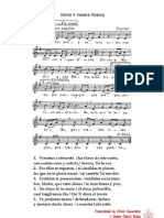 Venid y Vamos Todos Con Flores A María. Partitura y Letra