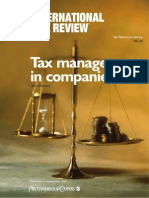 PWC Tax Management in Companies