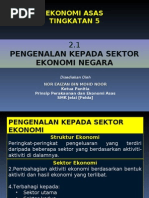 Pengenalan Kepada Sektor Ekonomi Negara