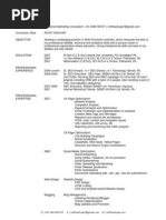 Rohit Kashyap CV