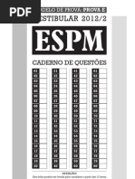 Espm Sp Vest 2012 Prova e