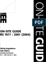 bs7671 Iee On Site Guide