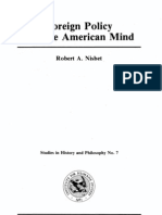 Foreign Policy and the American Mind Robert Nisbet