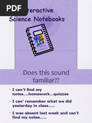 Interactive Science Notebook