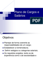 Plano de Cargos e Salarios