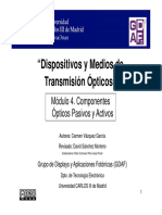 Modulo 4 Componentes Opticos Pasivos y Activos