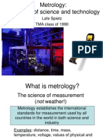 The fabric of science and technology through metrology