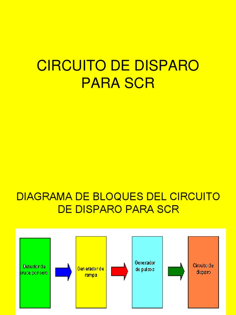 Circuito de Disparo para SCR con 555 | PDF