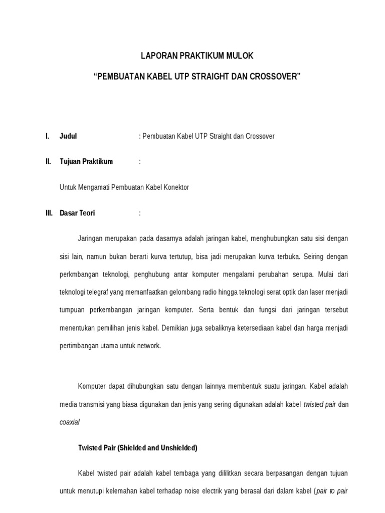 Laporan Praktikum Mulok