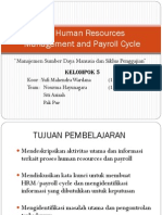 Human Resources and Payroll Cycle Presentation and All About Outsourcing