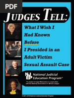 Download Judges Tell What I Wish I Had Known Before I Presided in an Adult Victim Sexual Assault Case by Legal Momentum SN139858217 doc pdf
