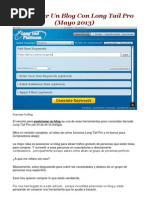 Posicionar Un Blog Con Long Tail Pro (Mayo 2013)