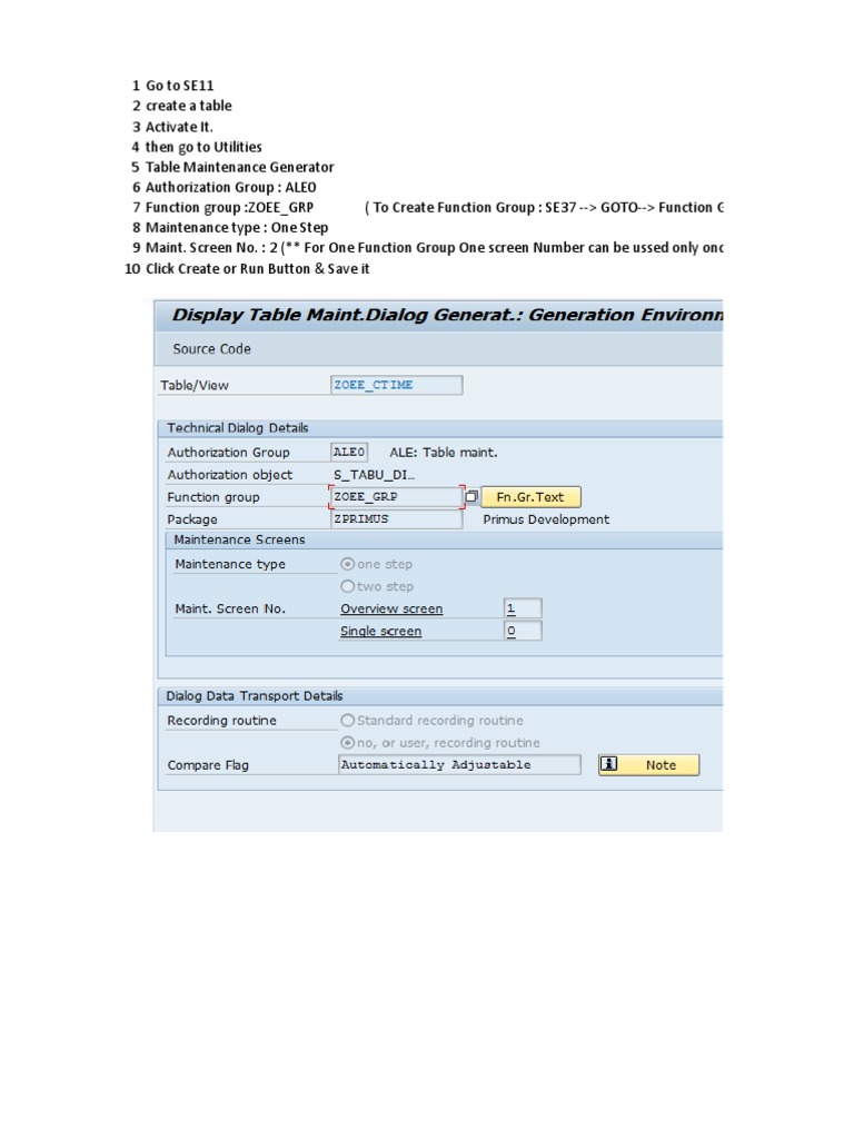 Maintenance View Creation | PDF | Technology & Engineering