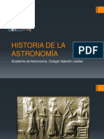 HISTORIA DE LA ASTRONOMÍA