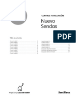 1º Primaria Fichas de Control y Evaluación Globalizado Nuevo Sendas La Casa Del Saber 2007