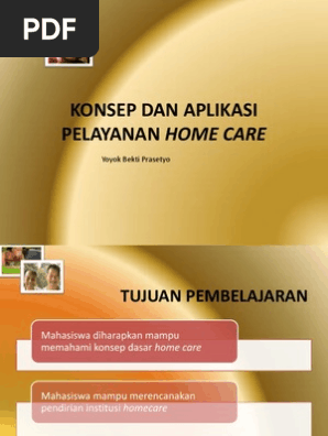 Perawatan Home Care Pada Lansia