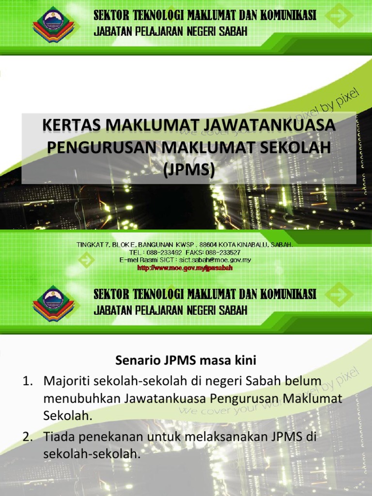 Bahan Bengkel Guru Data Kertas Maklumat Jawatankuasa Pengurusan Maklumat Sekolah Pdf