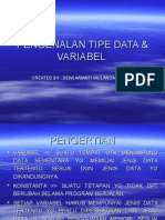 Pen Gen Alan Tipe Data & Variabel(4)